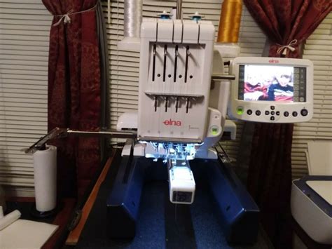 Elna 940 4 needle embroidery machine | eBay | Machine embroidery ...