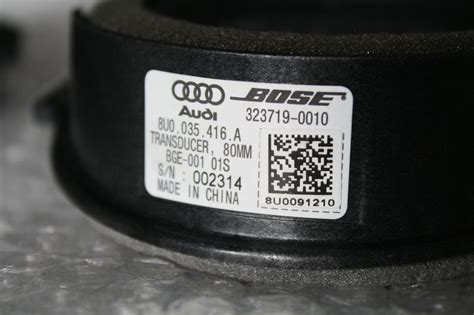 Orig Audi Q Bose Soundsystem Verst Rker Lautsprecher Mittel Tief