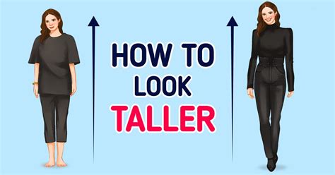 How To Look Taller And Slimmer Instantly 5 Minute Crafts