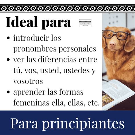 important spanish personal pronouns   focus  easy