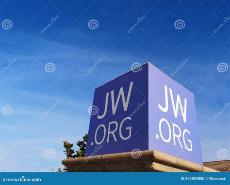 Logo Of Jehovah S Witnesses Stock Photo Image Of Symbol Sign