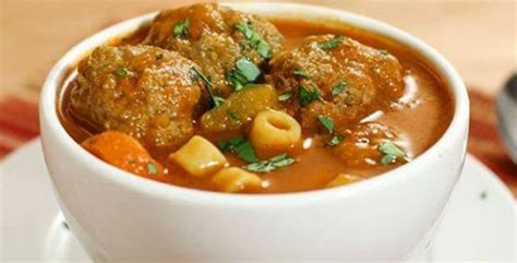 Recette Soupe Aux Boulettes De Viande Italiennes Italian Meatball