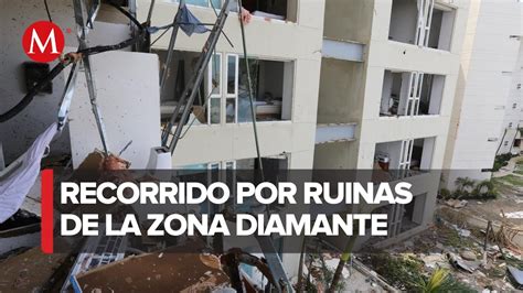 Así Se Ve La Zona Diamante De Acapulco Tras El Huracán Otis Youtube