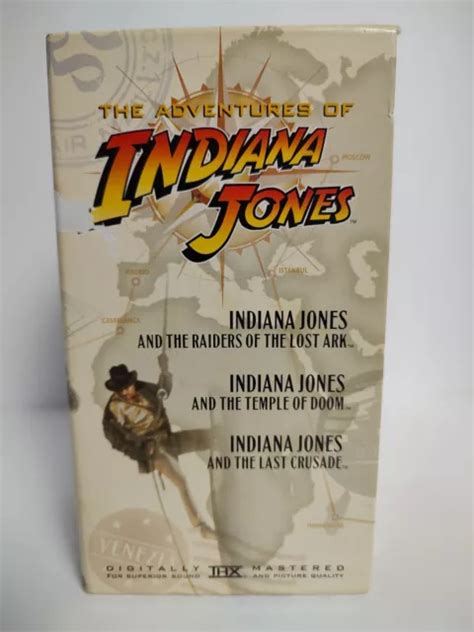 INDIANA JONES 3 VHS Tapes Temple Of Doom Raiders Of The Lost Ark Last