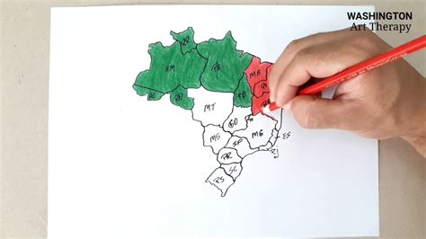 Mapa Do Brasil Desenho Facil Braincp