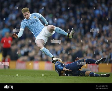 Casemiro Of Real Madrid Tackles Kevin De Bruyne Of Manchester City