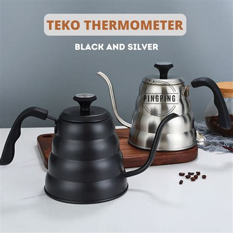 Jual Teko Kopi Leher Angsa Barista Kettel V Drip Coffee Thermometer