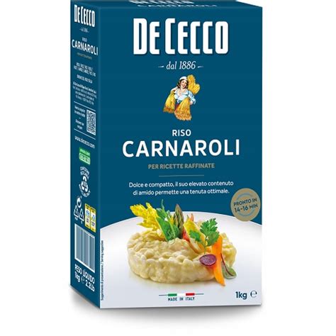 De Cecco Riso CARNAROLI włoski ryż 1 kg NA RYNEK WŁOSKI 13936425016