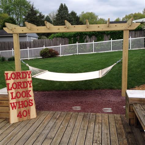 Permanent Two Post Hammock Stand Pergola With The Help Of My Parents