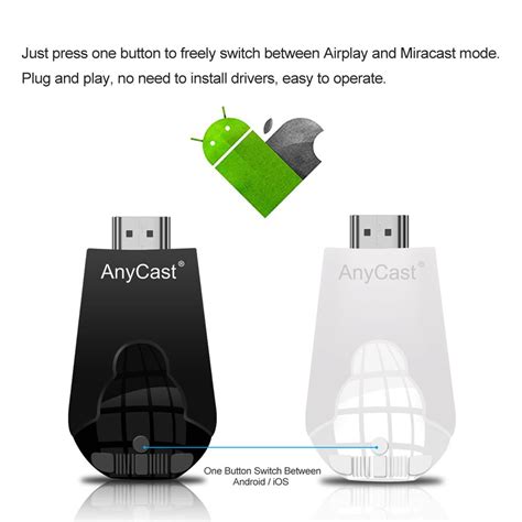 Buy Anycast K4 1 Wireless Wifi Display Dongle Receiver 1080p Hd Tv Stick Miracast Airplay Dlna