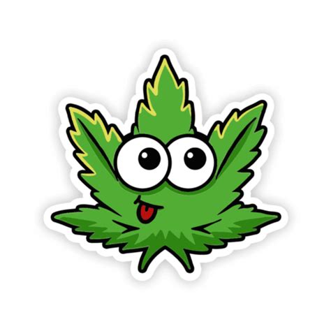 Cute Weed Sticker