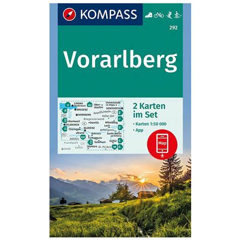 Kompass Vorarlberg Wanderkarte Online Kaufen