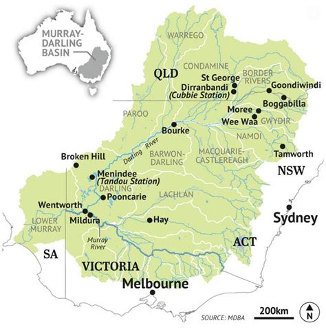 Maps Of The Murray Darling River