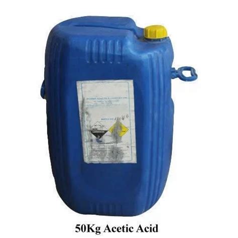 White Acetic Acid Glacial Can Packaging Size 50Kg At 65 Kg In New