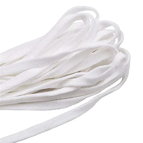 Elastic Bands Craft Flat Cord Rope Braided Stretch Strap 10 20 30 Yards