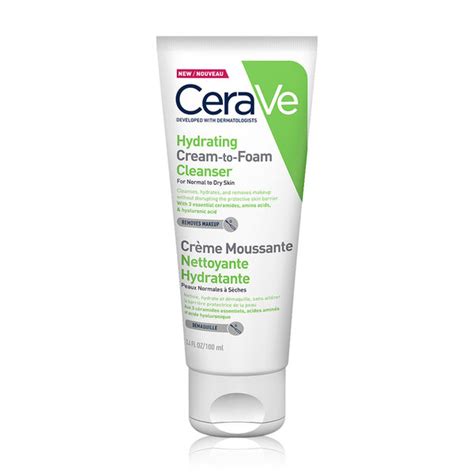 Cerave Hydrating Cream To Foam Cleanser 100ml