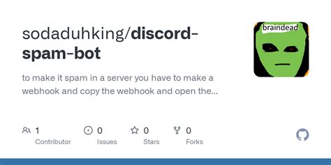 Github Sodaduhkingdiscord Spam Bot To Make It Spam In A Server You