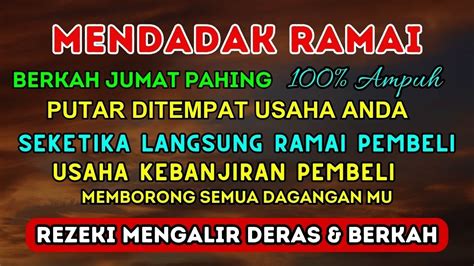 CUKUP DENGAN DZIKIR INI PEMBELI MEMBLUDAK AMALAN PAGI PELARIS USAHA