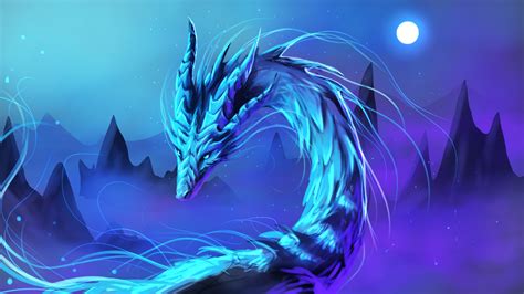 Ice Dragon Desktop Widescreen Wallpaper 37953 Baltana