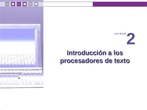 PPT Unidad 2 Introducción a los procesadores de texto DOKUMEN TIPS