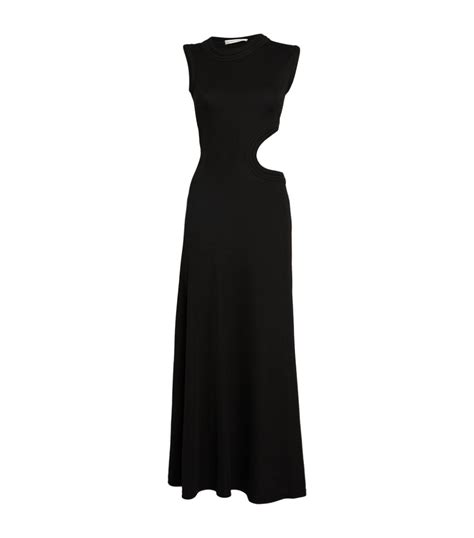 Christopher Esber Black Cut Out Maxi Dress Harrods Uk