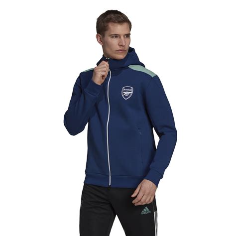 Veste Entra Nement Capuche Arsenal Vert Sur Foot Fr