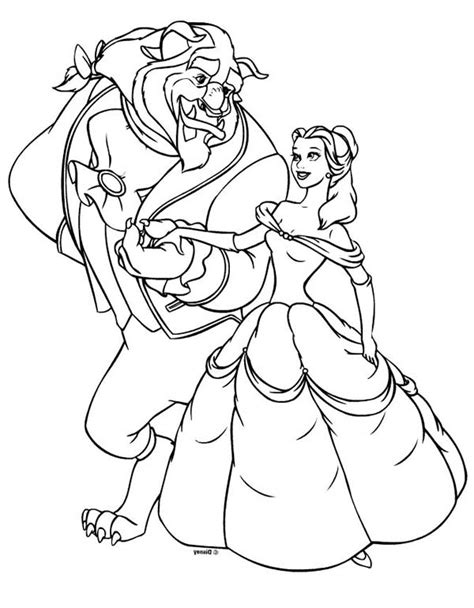 Disney Princess Belle Coloring Pages At Free