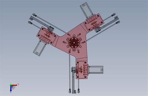 M2791 并联机器人sw模型设计三维sw2014带参 Mf299049 60 Solidworks 2014 模型图纸下载 懒石网