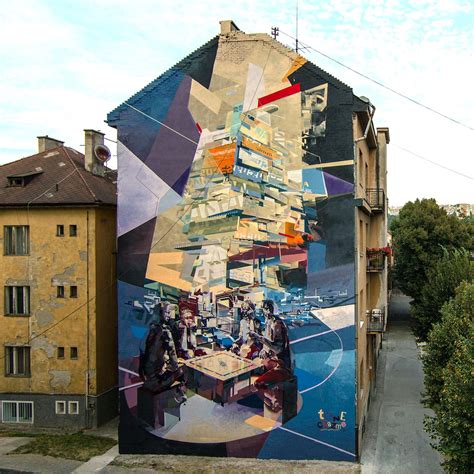 Robert Proch x Chazme New Mural In Kosice, Slovakia – StreetArtNews