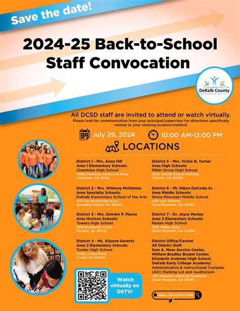 2024 2025 Back To School Convocation Dekalb County School District