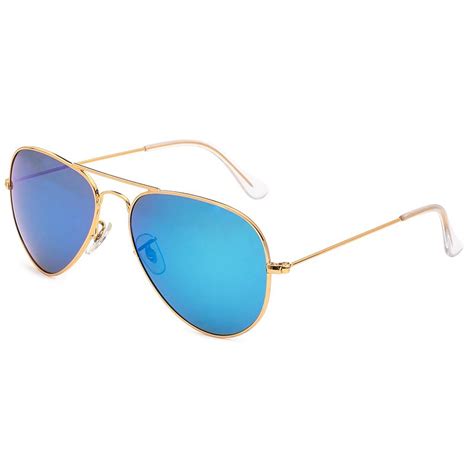 Gafas De Sol Tipo Aviador Azul Vintage En EMPORIO SPORT