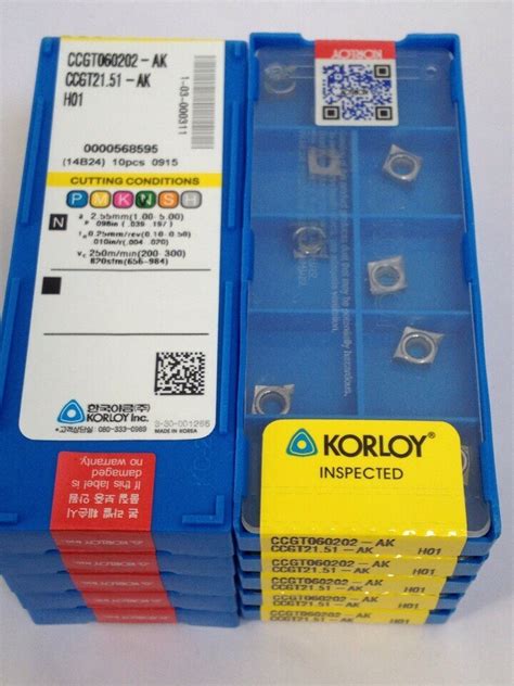 Korloy Ccgt Ak H Turning Tools Carbide Insert For Aluminum From