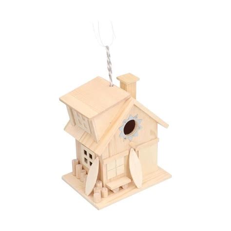 Kimiss Nichoir Ext Rieur En Bois Nid D Oiseau D Coratif De Jardin