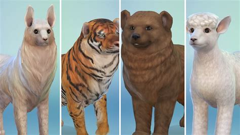 12 Animals recreated in The Sims 4 Cats & Dogs