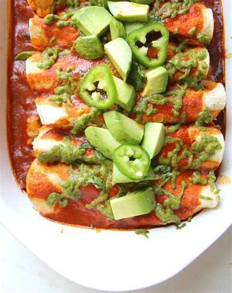 Black Bean Potato Vegan Enchiladas This Savory Vegan