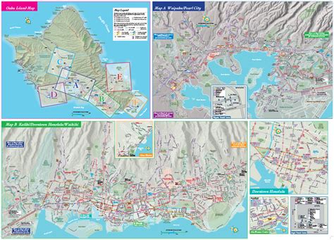 Pdf Honolulu Bus Map