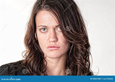 Sad Woman Stock Image Image Of Female Gritty Woman 28467089