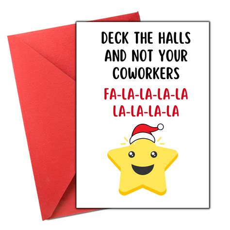 Printable Coworker Card Printable Coworker Christmas Card Coworker