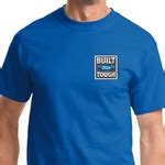 Built Ford Tough T Shirts Ford Logo Adult Pocket Print Tee Shirts