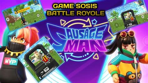 GAME BATTLE ROYALLE TERBARU SOSIS YANG LUCU SAUSAGE MAN INDONESIA