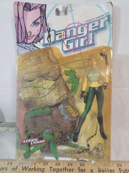 Mcfarlane Toys Danger Girl Abbey Chase Action Figure In Original