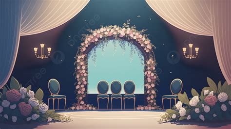 Wedding Flowers Blue Background, Fresh Flowers, Wedding, Curtain ...