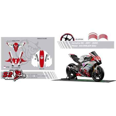 Kit déco personnalisable YAMAHA R6 2017