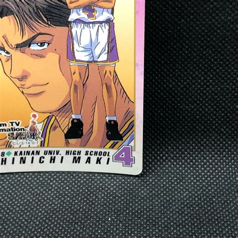 Maki Shinichi Slam Dunk Shohoku Bandai Card Very Rare Japan F