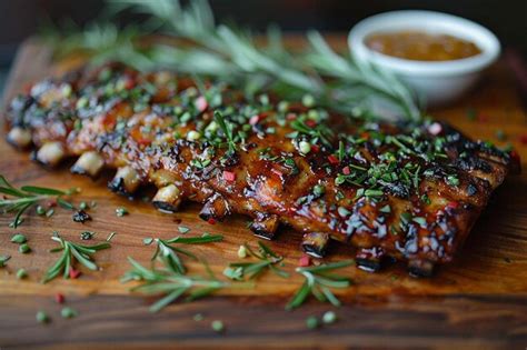 Premium Photo Smoked Bbq Ribs Temptation