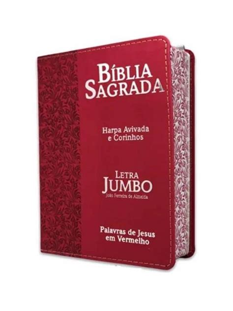 Bíblia Sagrada I Letra Jumbo I Harpa Avivada I Ramos Vermelha