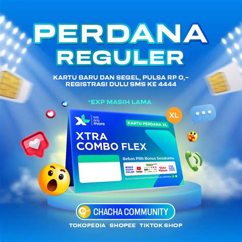 Jual KARTU PERDANA XL AXIATA REGULER PULSA 0K MASA TUNGGU 2027 Shopee