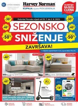 Harvey Norman katalog Sezonsko sniženje završava katalozi jeftinije hr