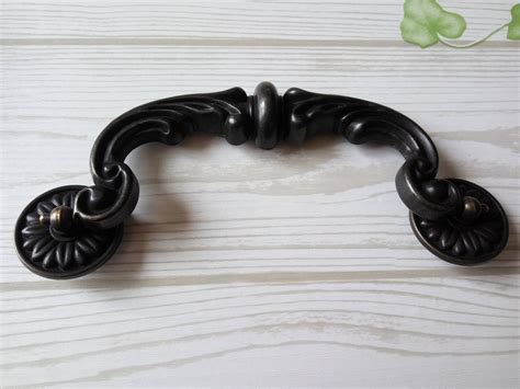 6 Large Drop Bail Pulls Drawer Pull Handle Knobs Dresser Etsy