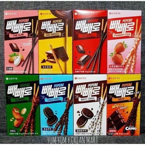 Lotte Pepero Chocolate Stick Shopee Malaysia